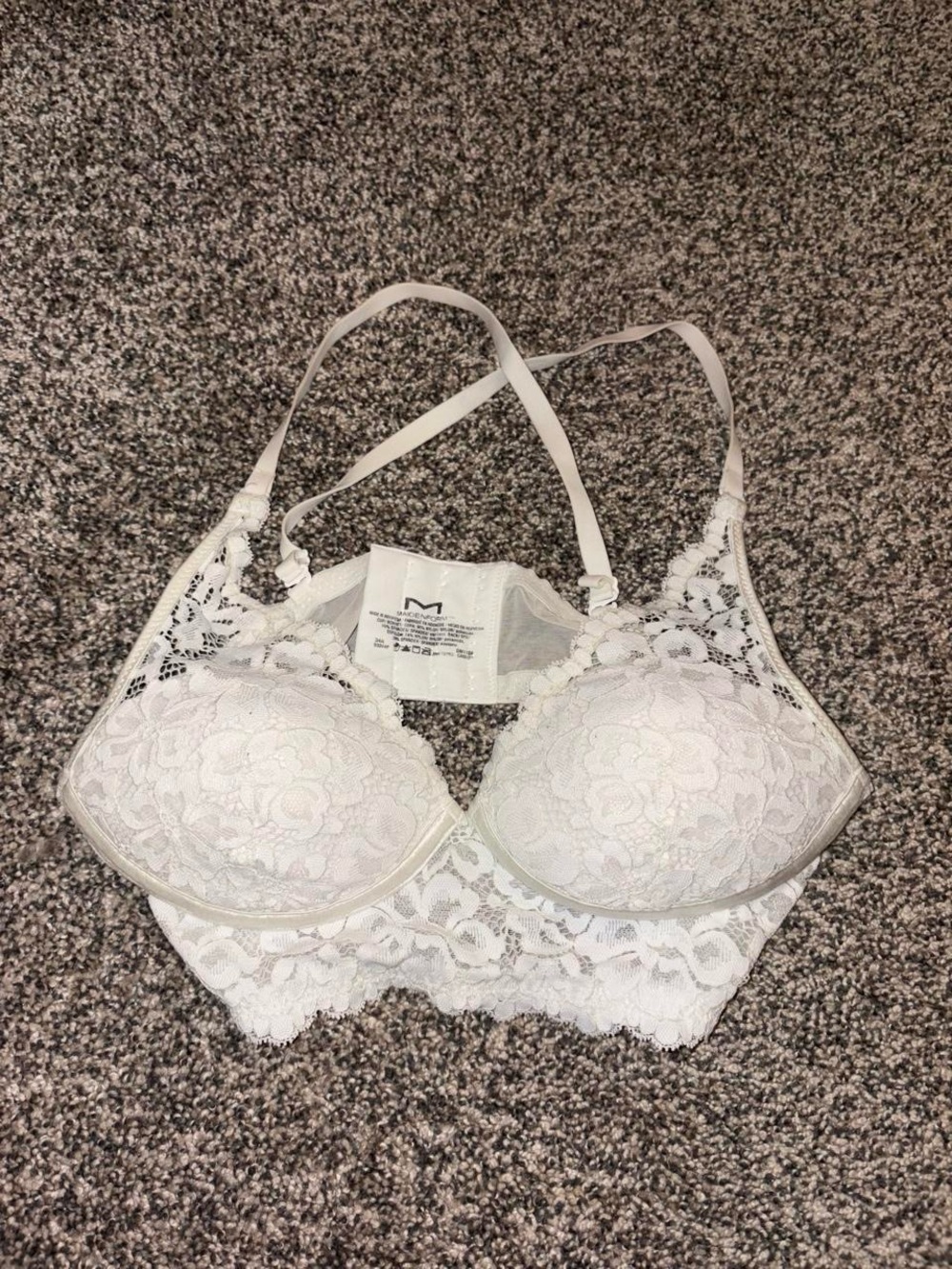 White lace bra size 34A